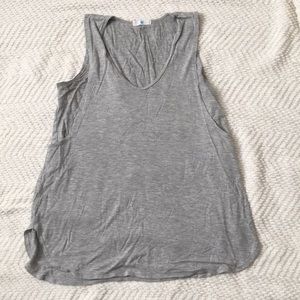 Gray nursing tank top
